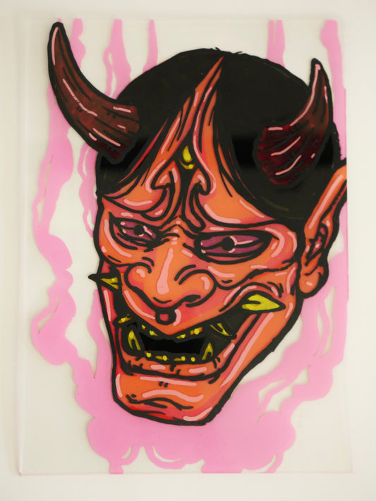 Hannya Mask 5inx7in