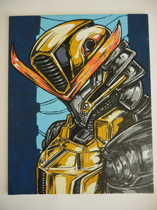 Robot Warrior 8inx10in